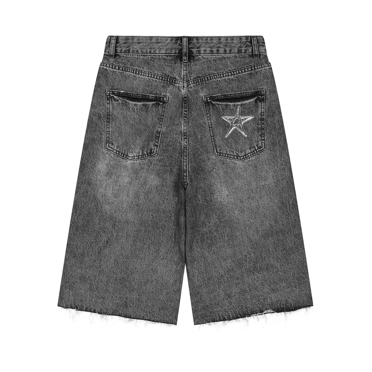 Men’s Vintage Wide Leg Denim Shorts