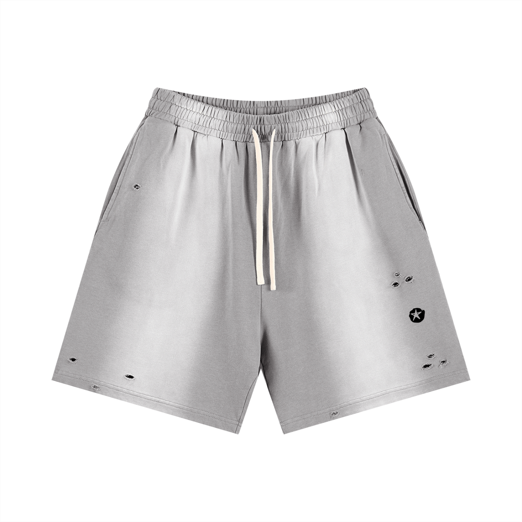 Sun Fade Distressed Shorts