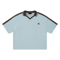 Unisex Color Block Polo Shirt