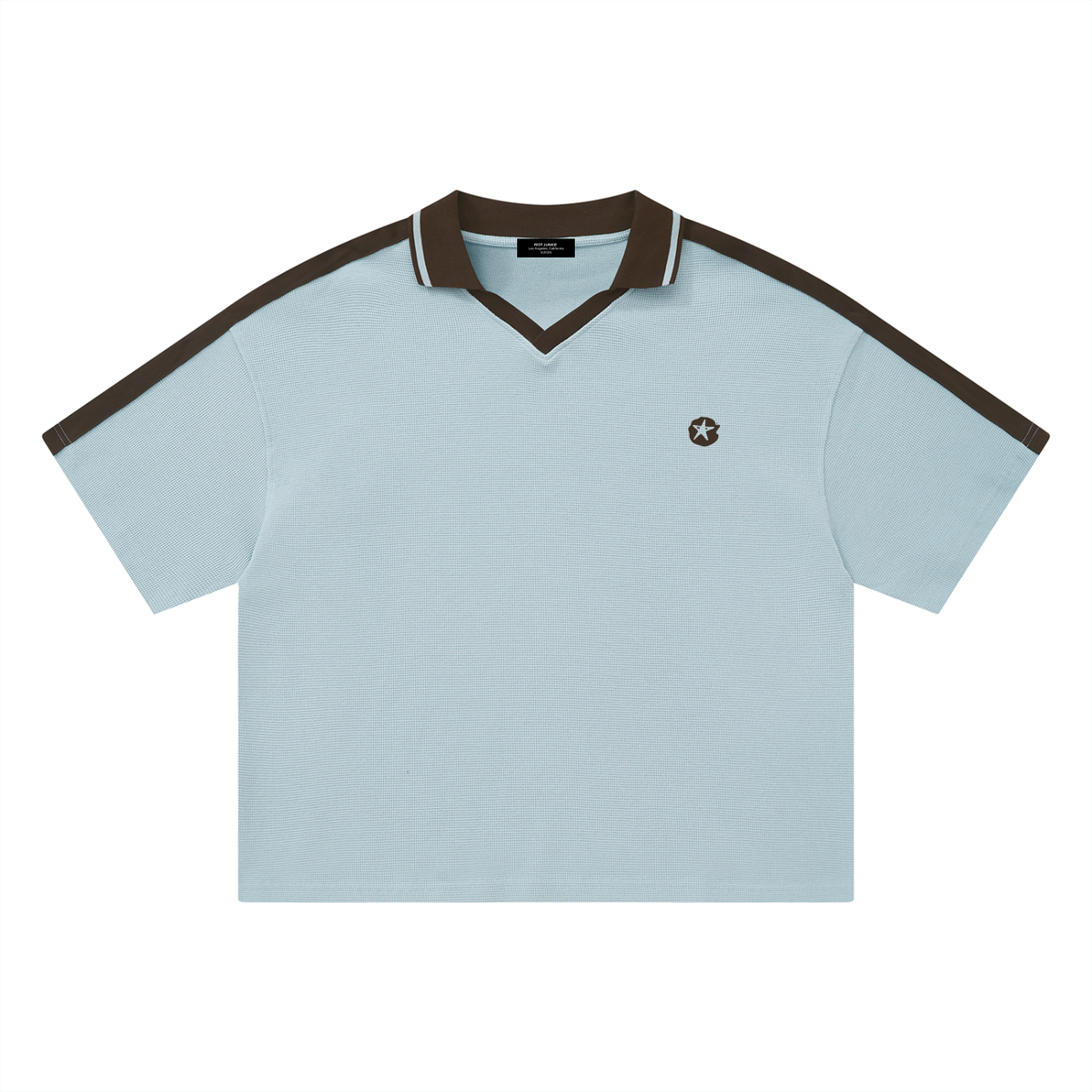 Unisex Color Block Polo Shirt