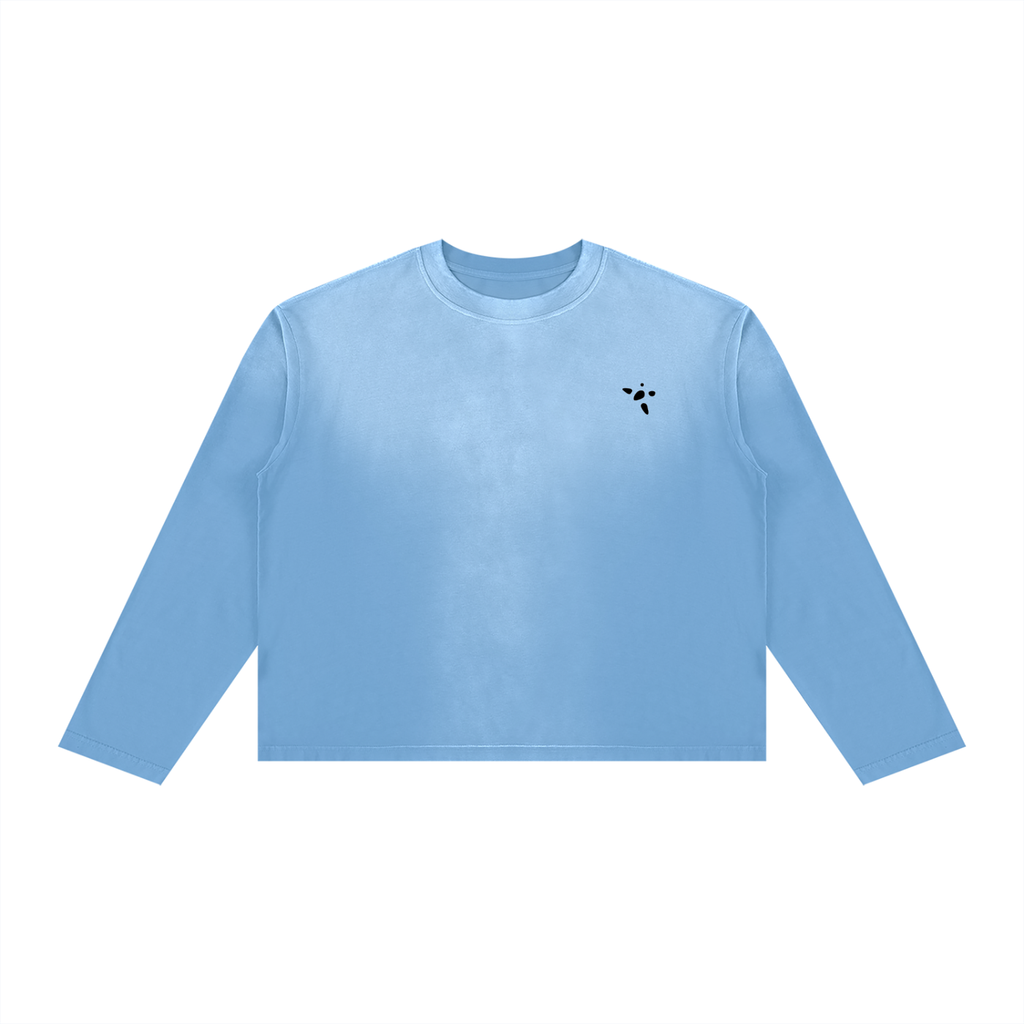Unisex Sunfade Boxy Long Sleeve T-Shirt
