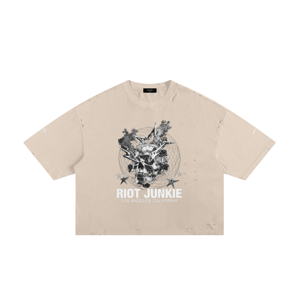 Classic Frayed Boxy Tee