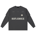 Layered Long Sleeve Oversized Tee