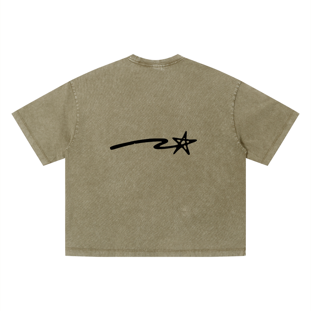 Unisex Vintage Wash Boxy T-Shirt