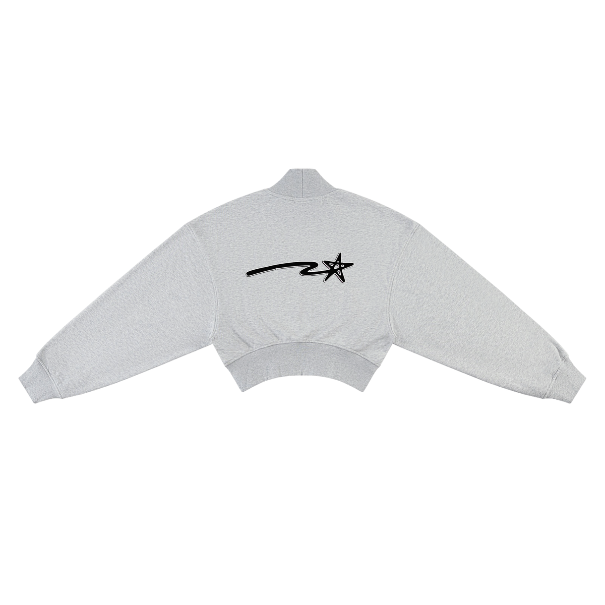 Women's Crop Mock Neck Sweatshirt