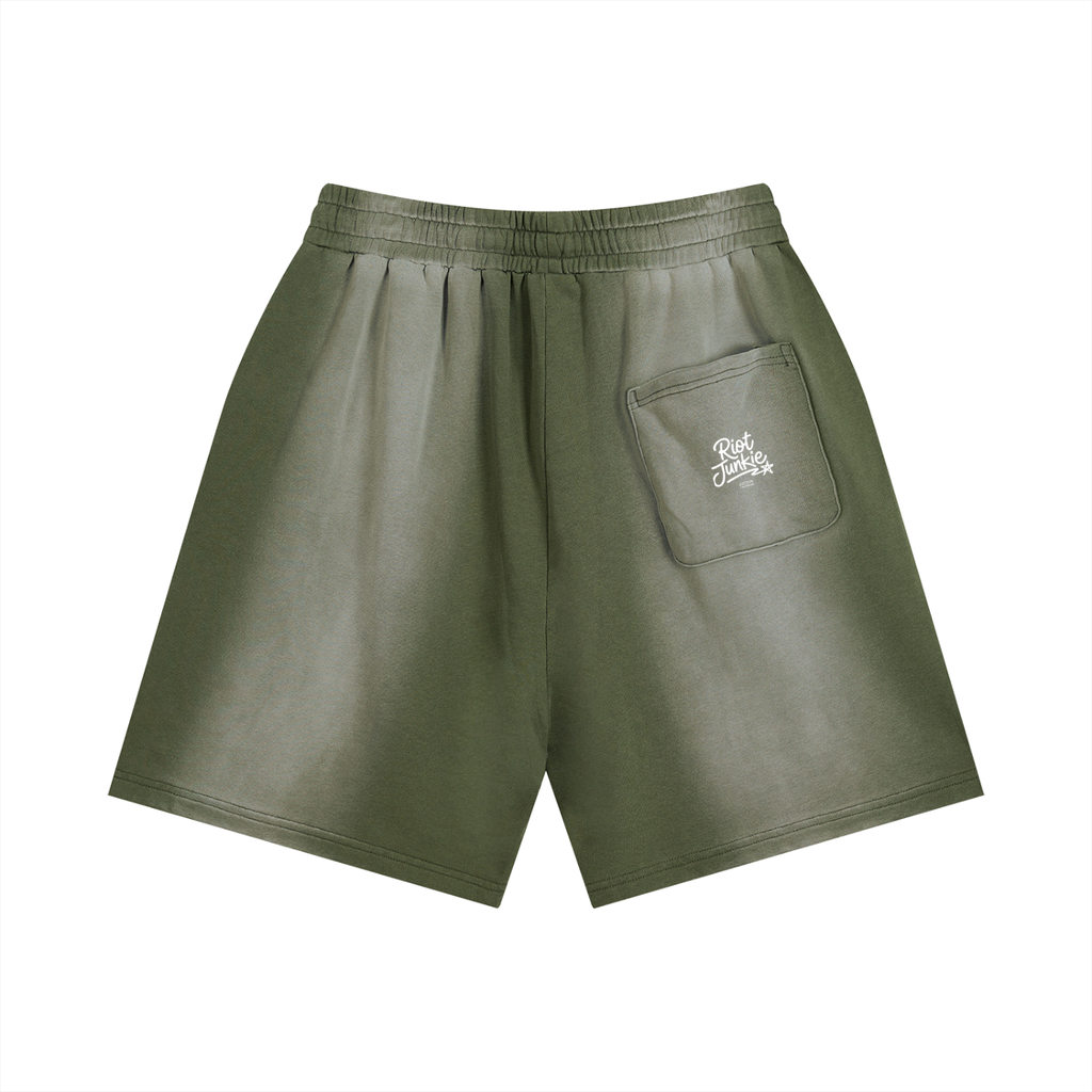 Sun Fade Distressed Shorts