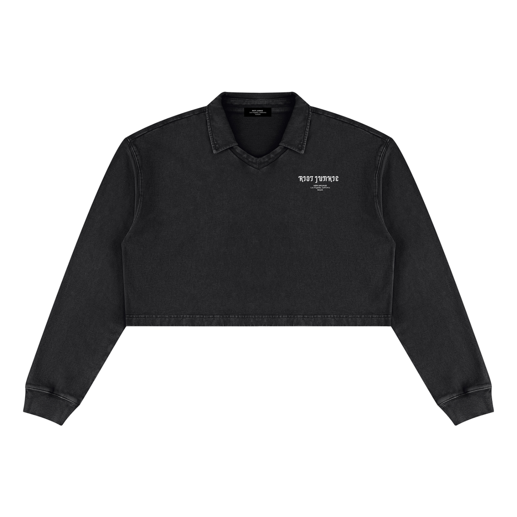Women’s Vintage Wash Crop Sweatshirt
