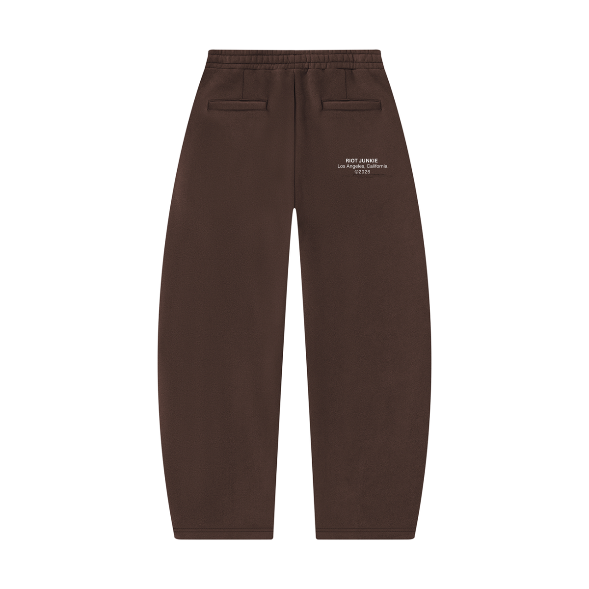 Unisex Barrel Leg Sweatpants