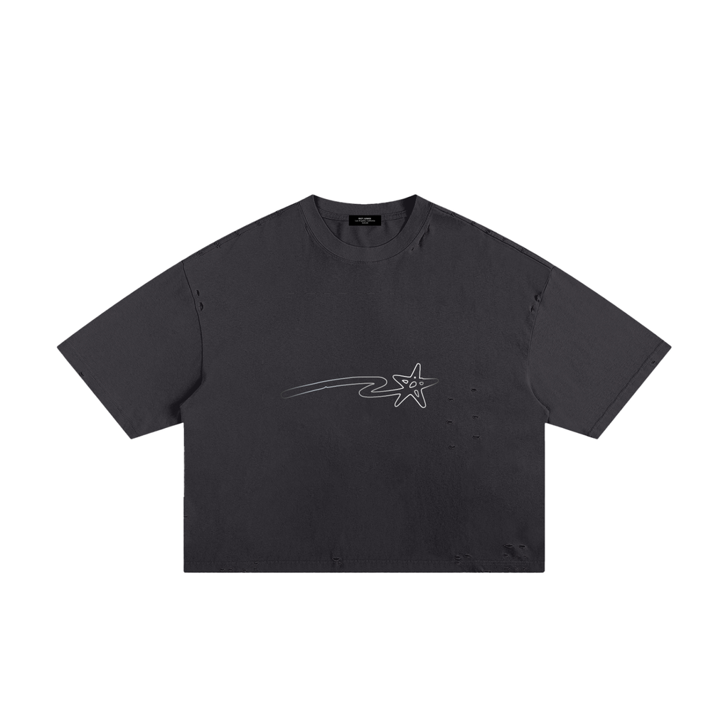 Classic Frayed Boxy Tee