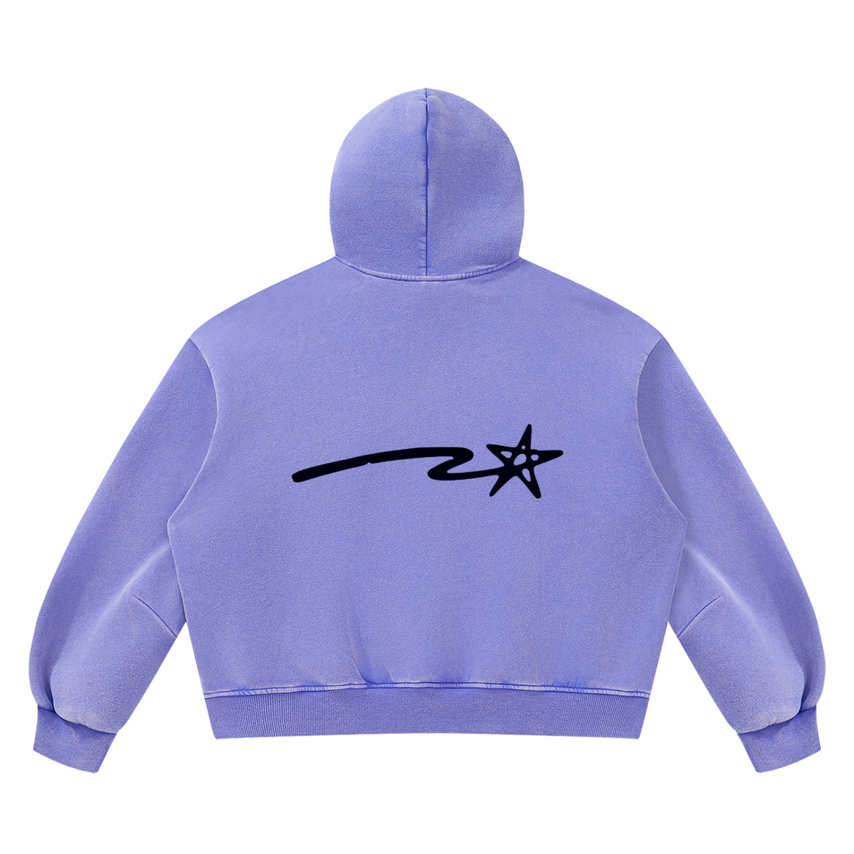 Unisex Vintage Wash Boxy Fleece Hoodie