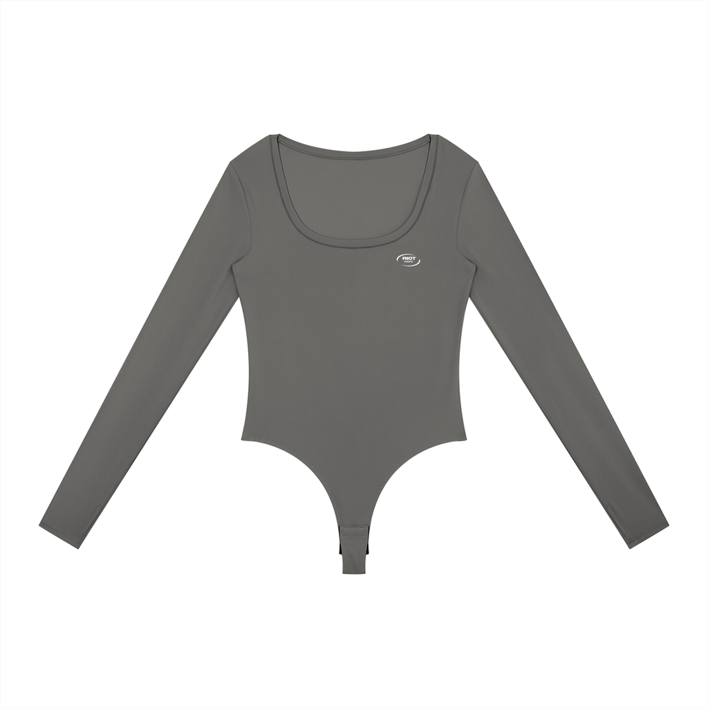 Women's Tight Long Sleeve Yoga Bodysuit