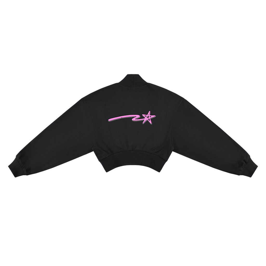 Women's Crop Mock Neck Sweatshirt