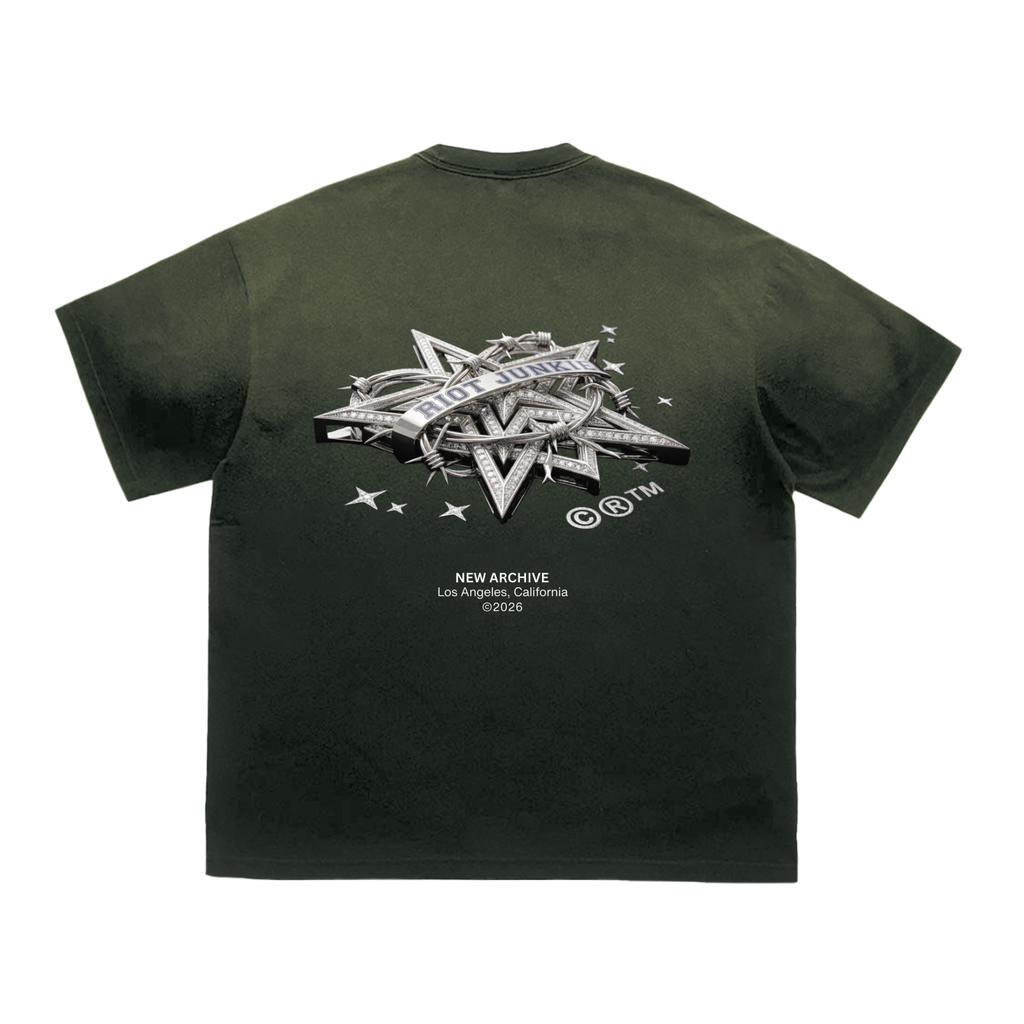 Tiger Stripe Gradient Washed T-Shirt