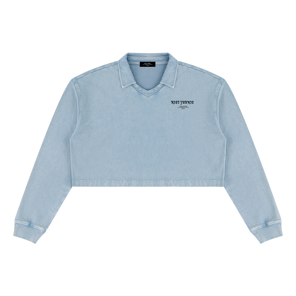 Women’s Vintage Wash Crop Sweatshirt