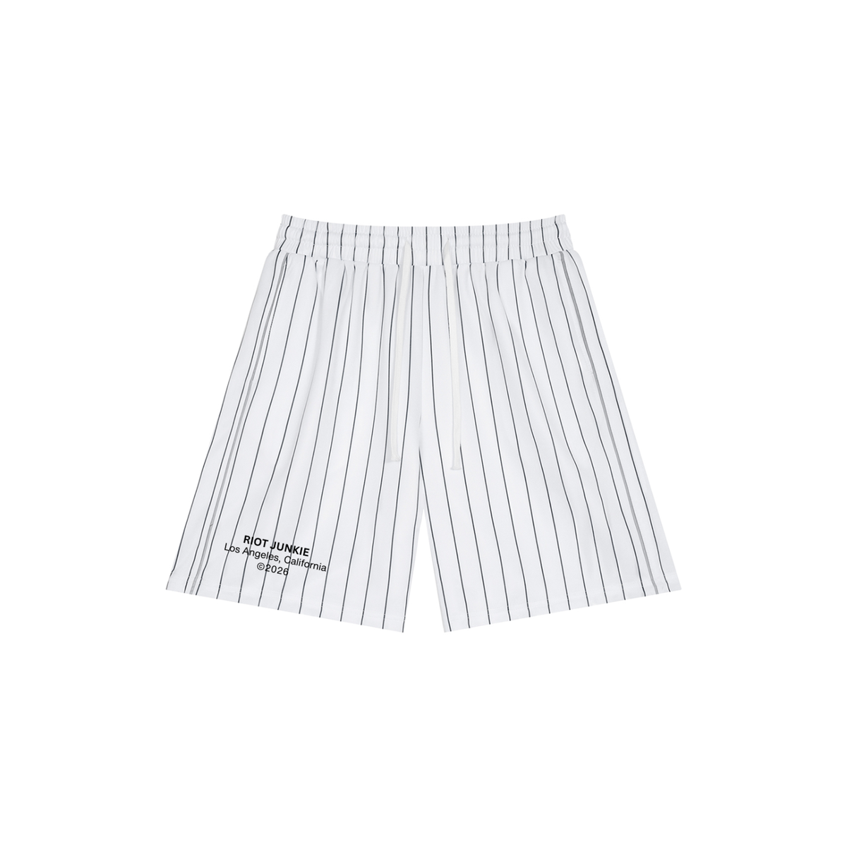 Unisex Striped Loose Fit Shorts