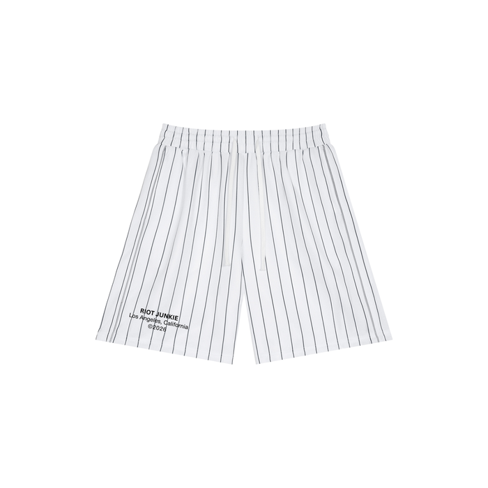 Unisex Striped Loose Fit Shorts