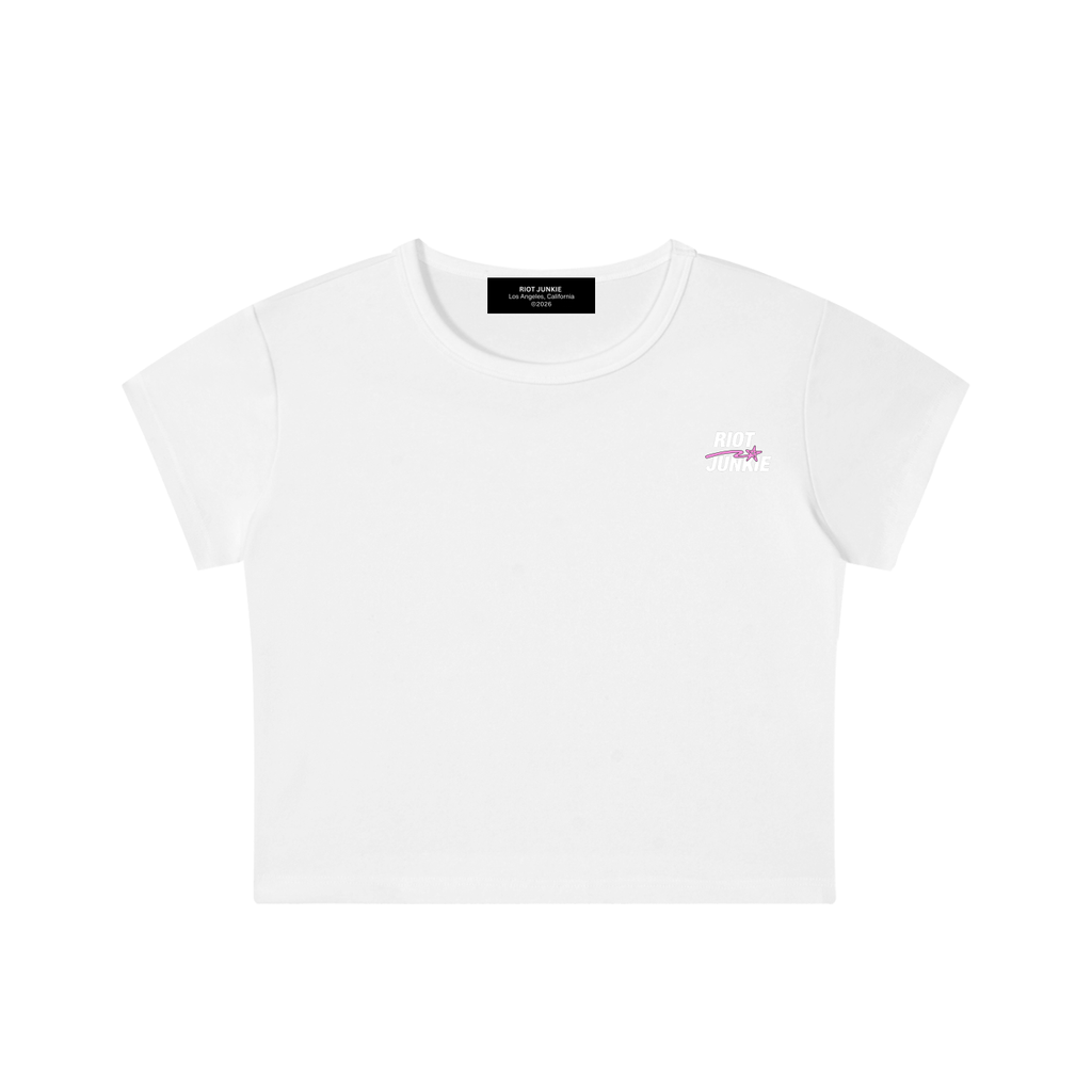 Snow Washed Crop Top