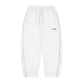 Unisex Piping Fleece Barrel Leg Sweatpants